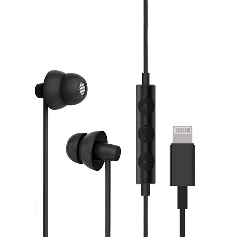 MAXROCK Lightning Wired Sleep Earphones for iphone14,13,12,11,10,9,8,Xmax,7 - Image 1
